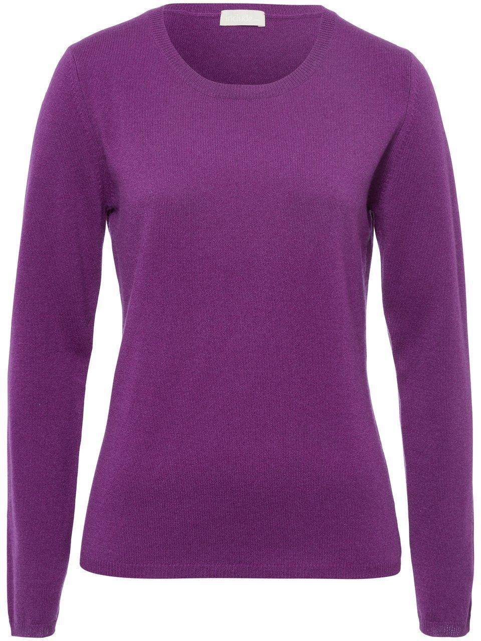 include Rundhals-Pullover aus Schurwolle und Kaschmir Bis zu 50% Rabatt