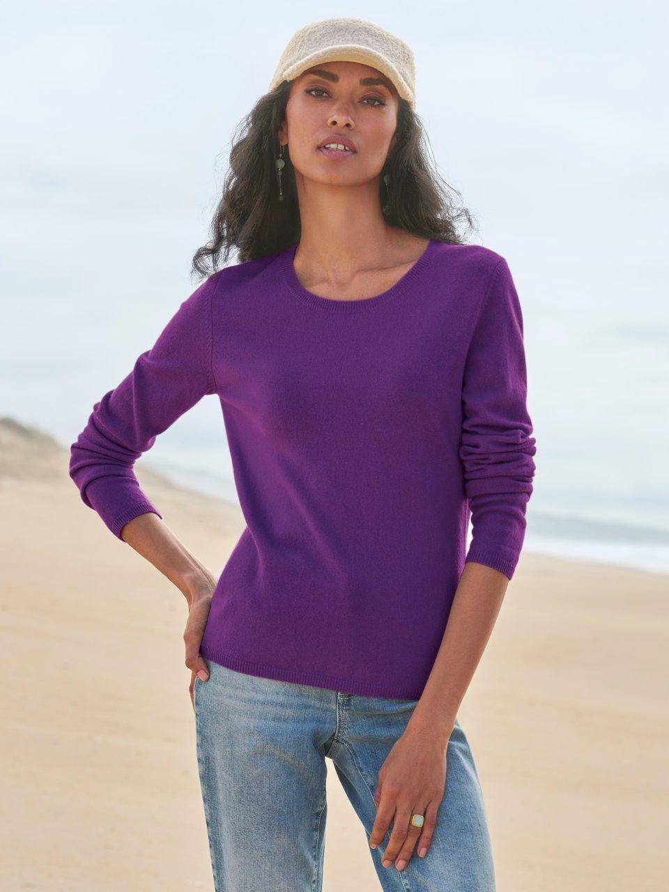 include Rundhals-Pullover aus Schurwolle und Kaschmir Bis zu 50% Rabatt