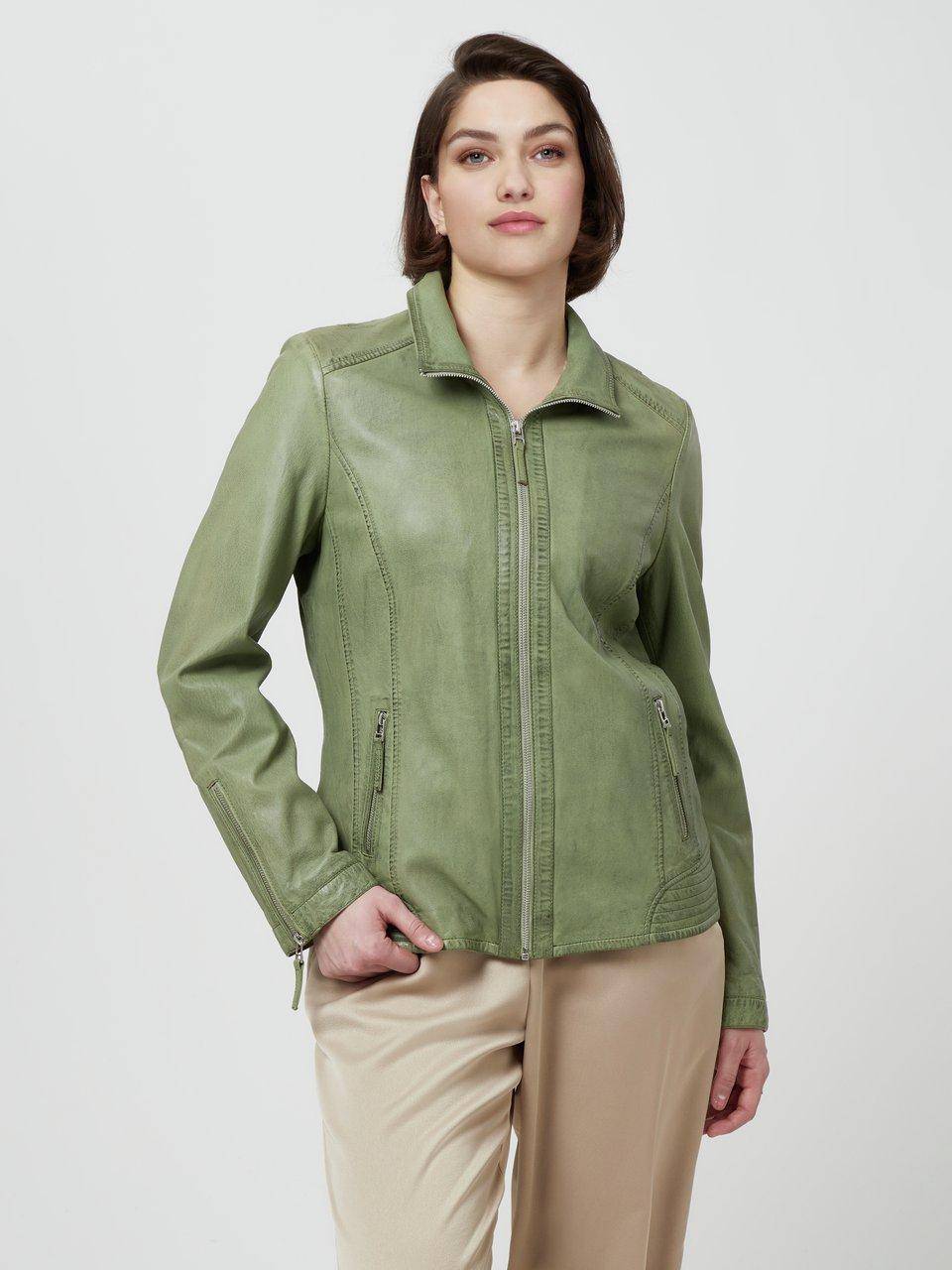Emilia Lay Lederjacke Großer Ausverkauf