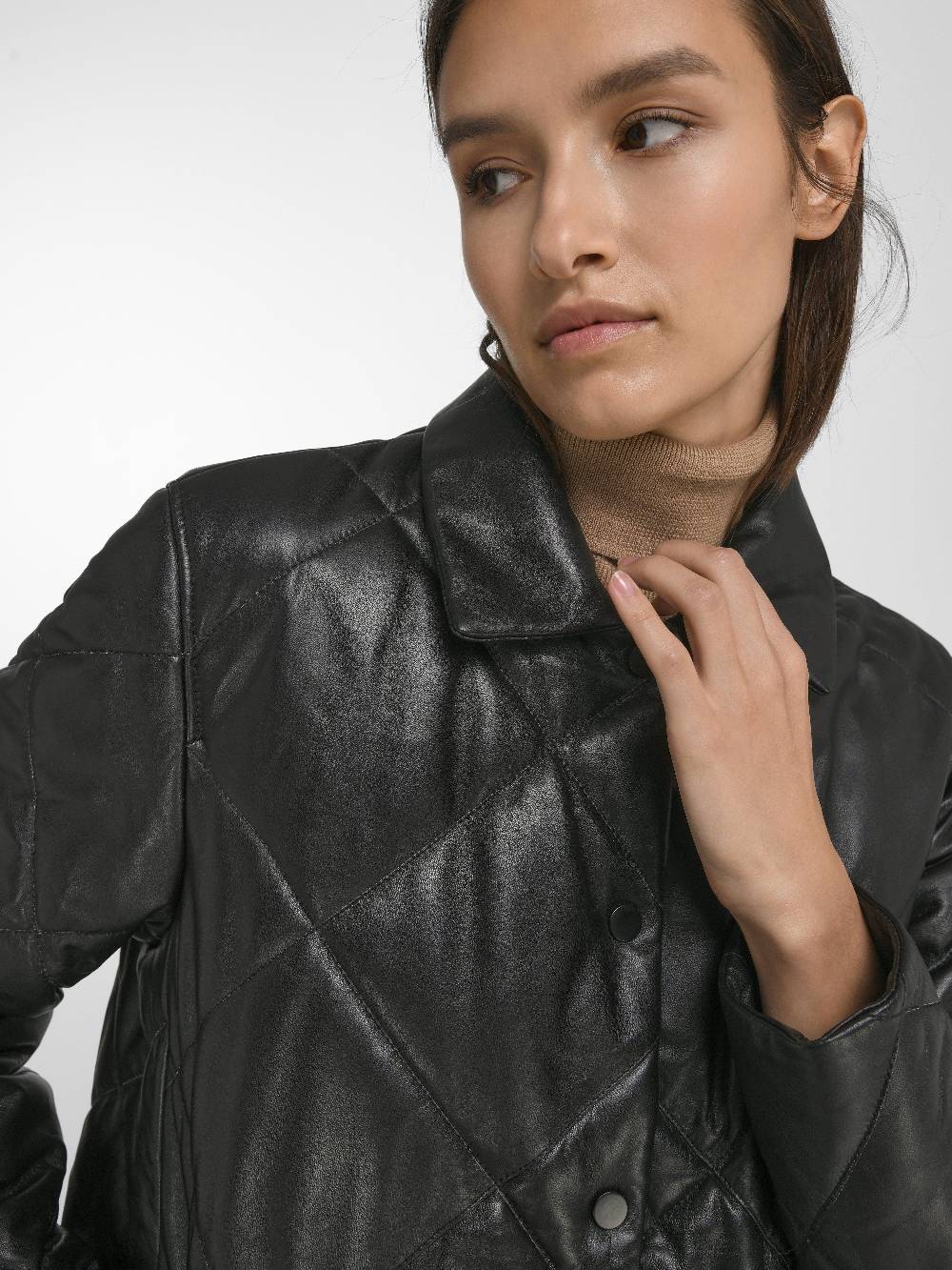 TALBOT RUNHOF X PETER HAHN Stepp-Lederjacke Lagerräumung