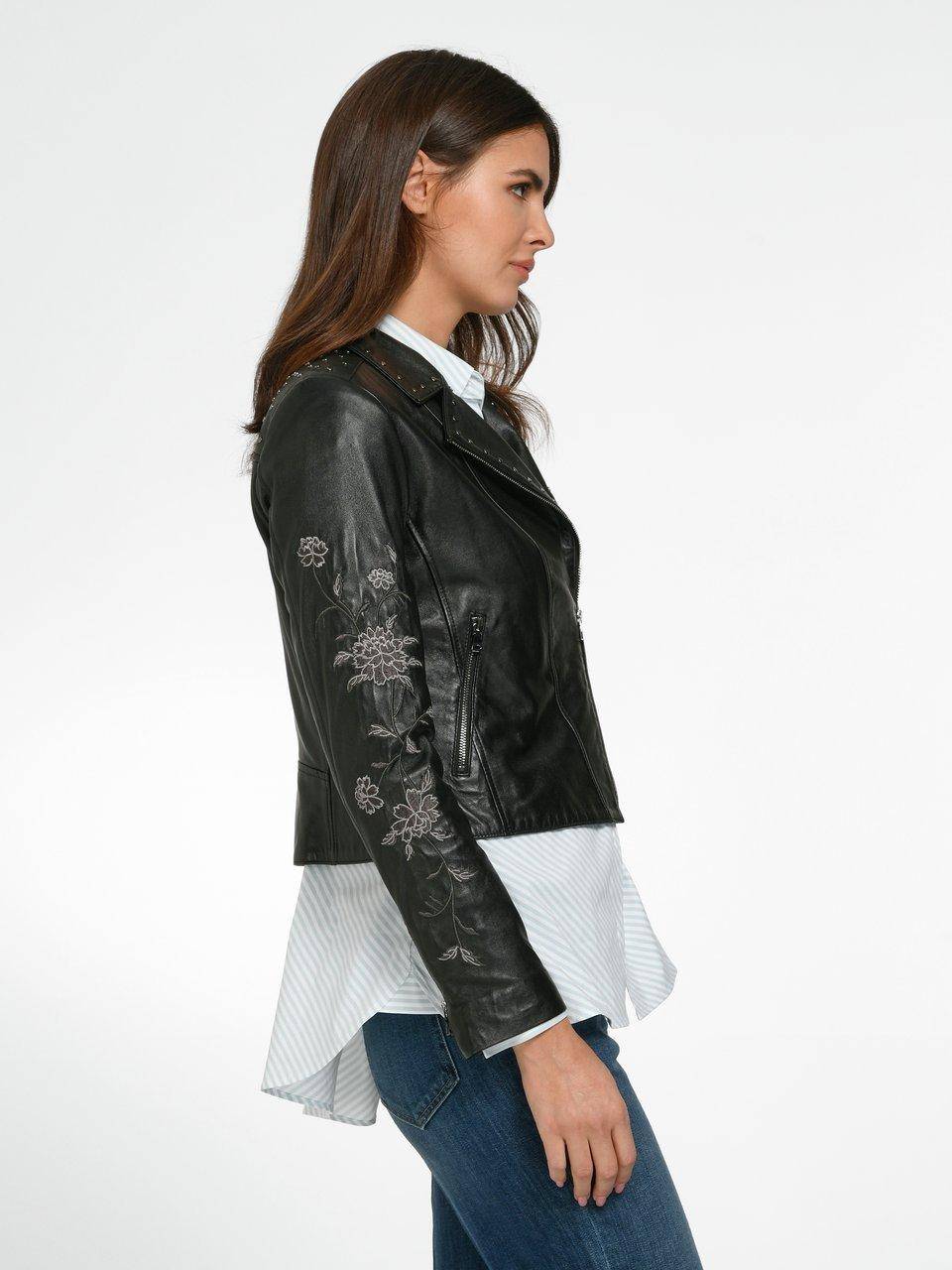 Andjel Lederjacke im Bikerstil Heißer Verkauf