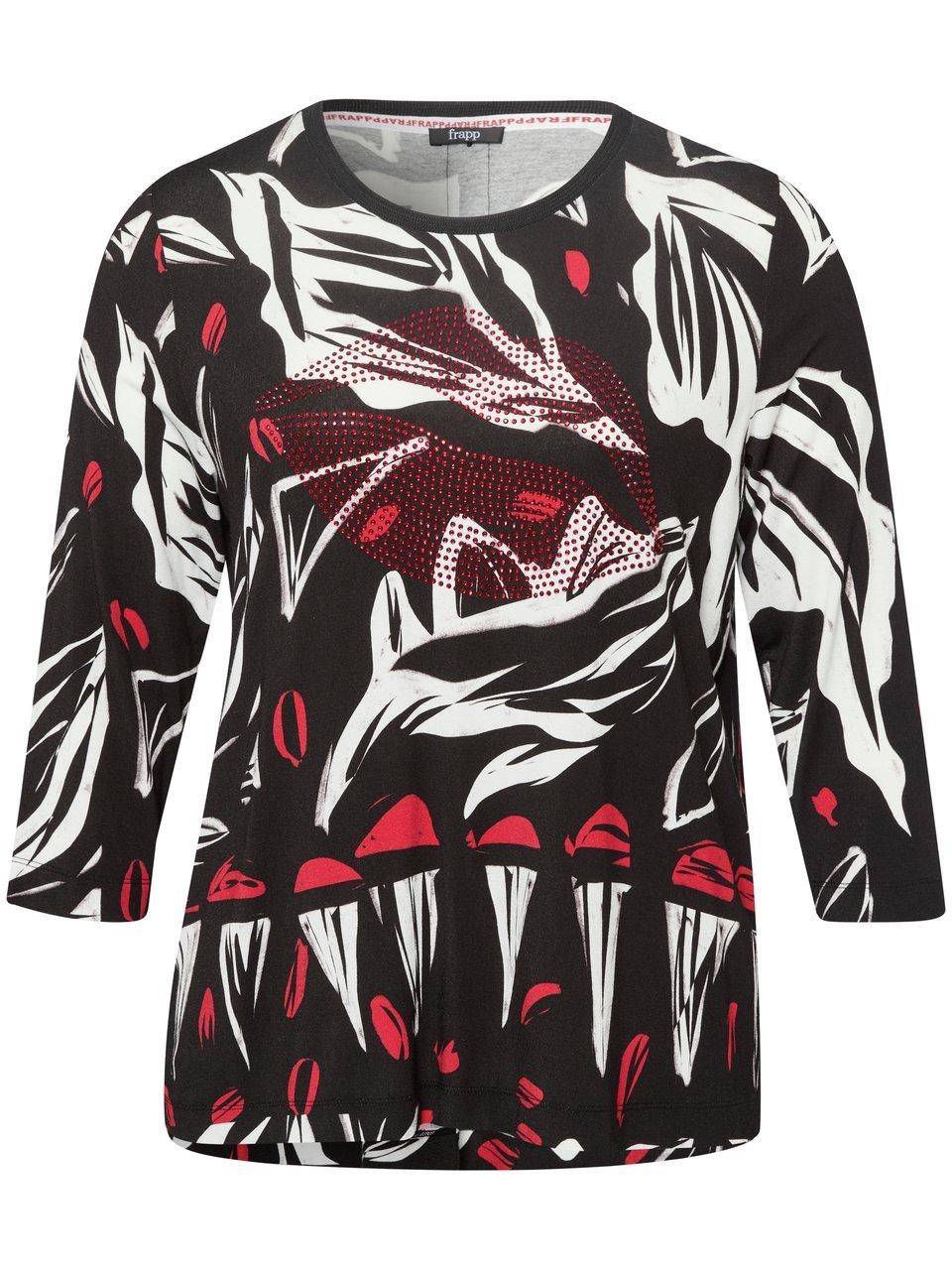 frapp Rundhals-Shirt mit 3/4-Arm Flash Sale