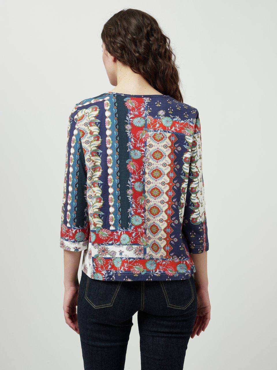 Green Cotton Rundhals-Shirt Vera Riesige Ersparnisse