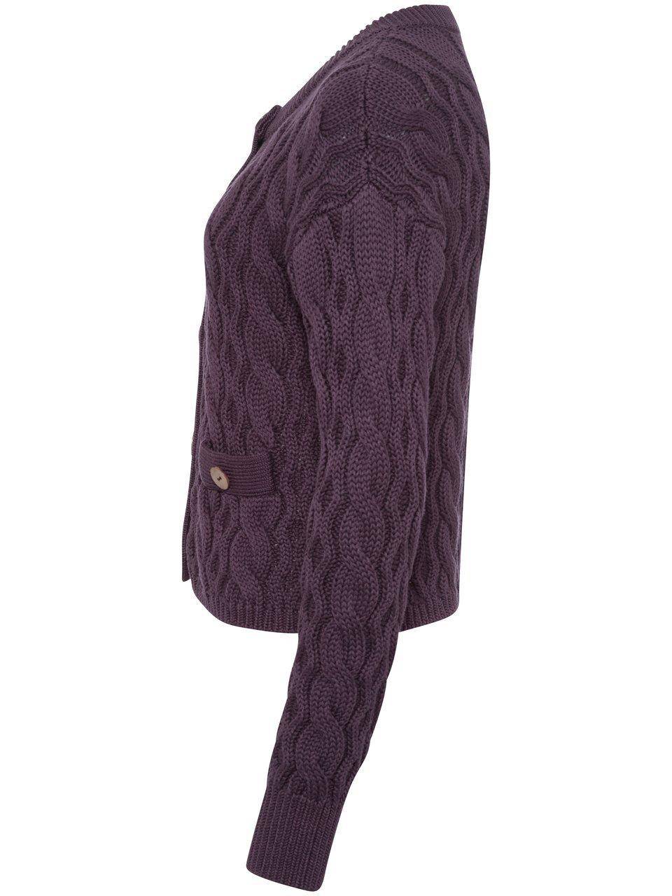 Peter Hahn Strickjacke mit Rundhals-Ausschnitt 2025
