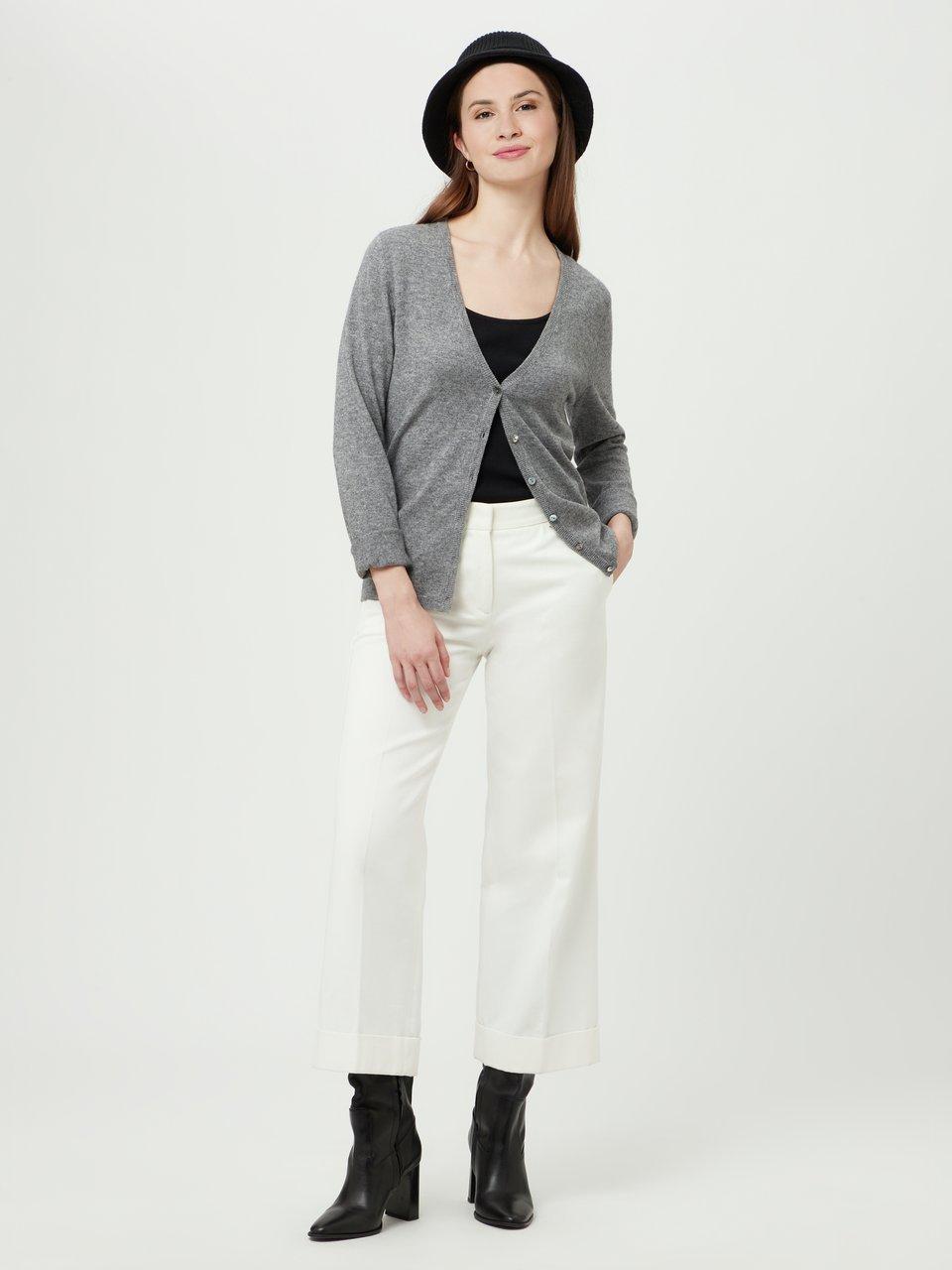 include Strickjacke mit tiefem V-Ausschnitt Rabatt