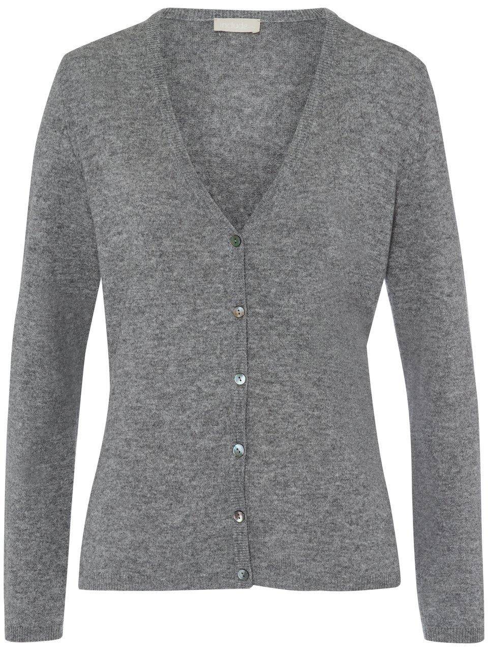 include Strickjacke mit tiefem V-Ausschnitt Rabatt