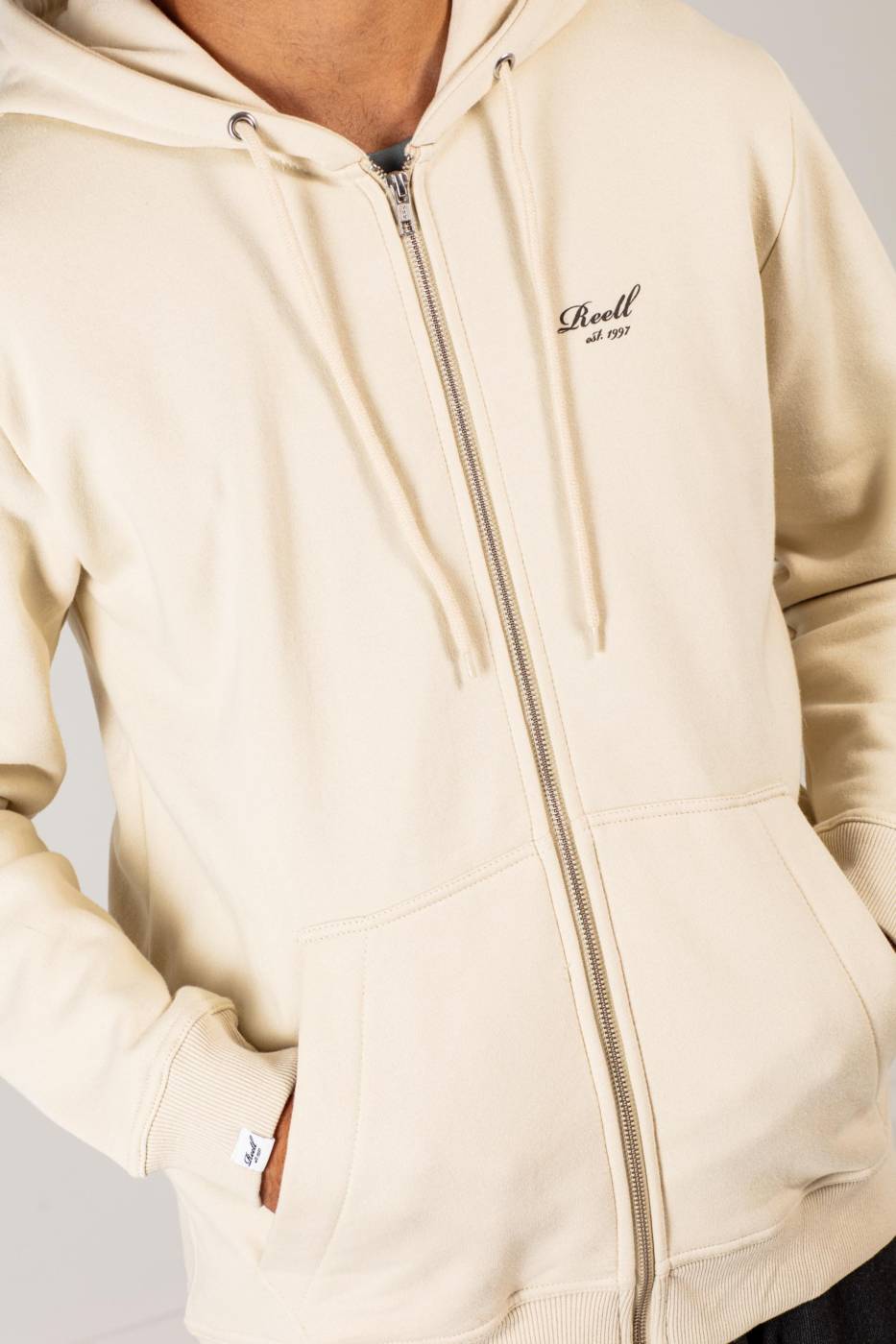 Reell Staple Logo Zip Hoodie Black Friday Preise
