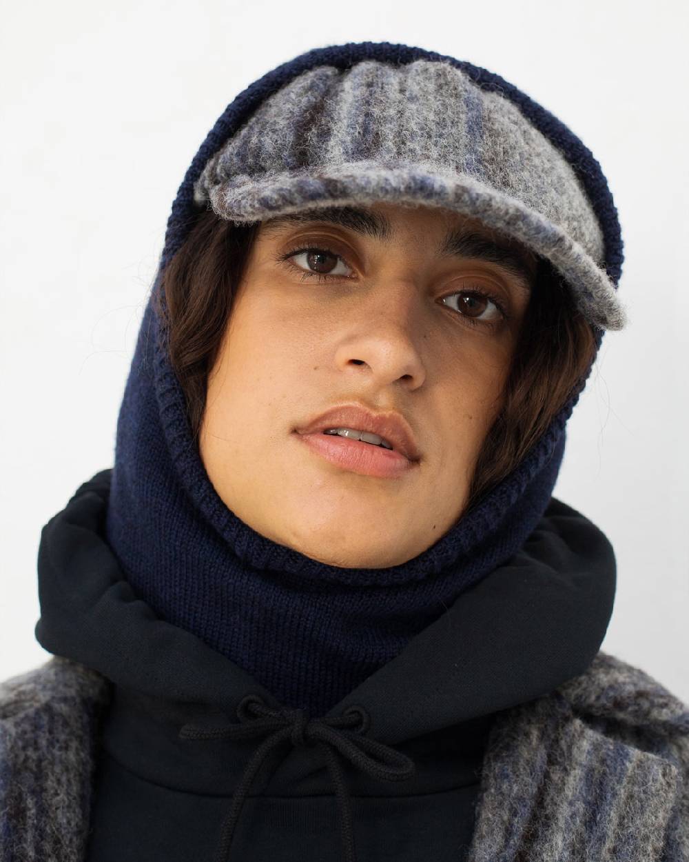 Rotholz Gestrickte Balaklava - Blau Günstig kaufen