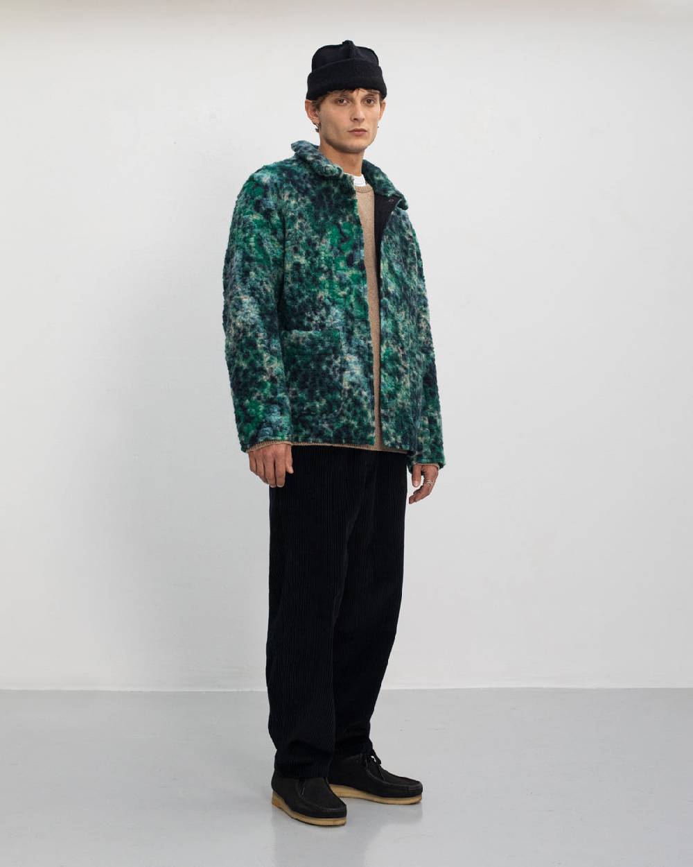 Rotholz Schwere Sherpa Jacke Bio Wollmischung - Multi Weihnachtsangebot