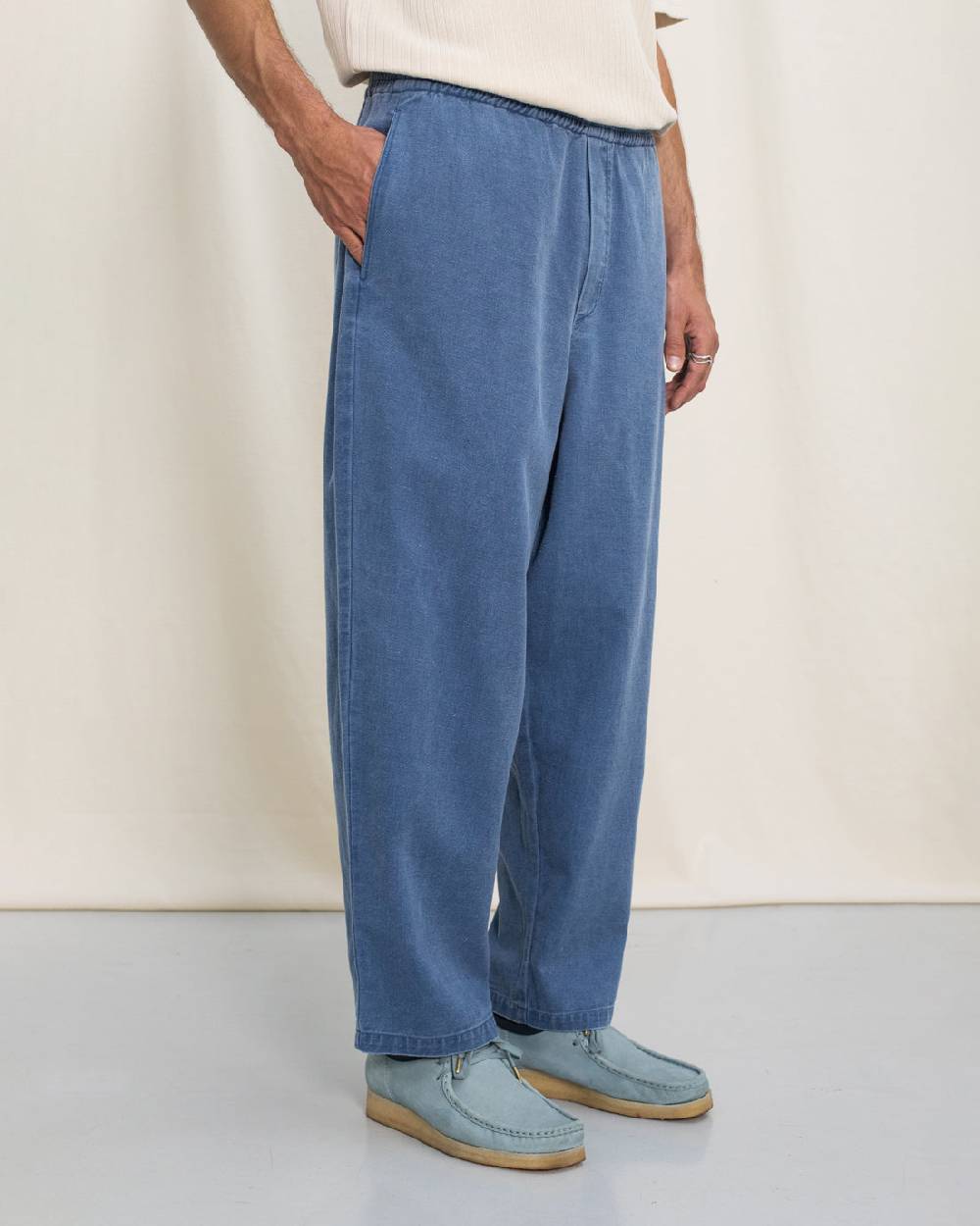 Rotholz Denim Hose Recycelte Baumwolle - Blau Heißer Verkauf