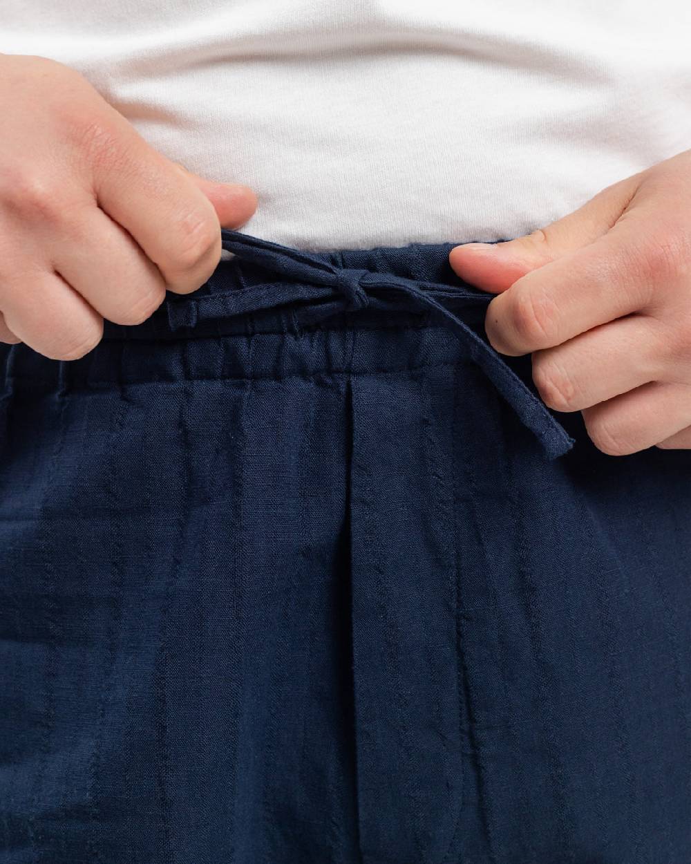 Rotholz Hose Leinen Mix - Dunkelblau Zeitlich begrenztes Angebot