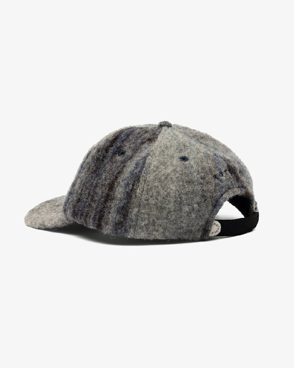 Rotholz Floppy Cap Bio-Wolle - Grau Gestreift Bis zu 55% Rabatt