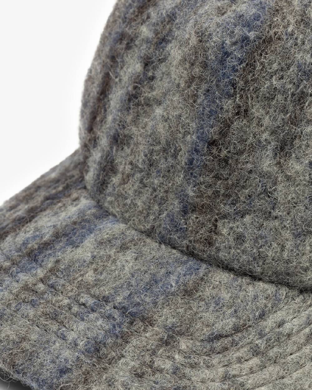 Rotholz Floppy Cap Bio-Wolle - Grau Gestreift Bis zu 55% Rabatt