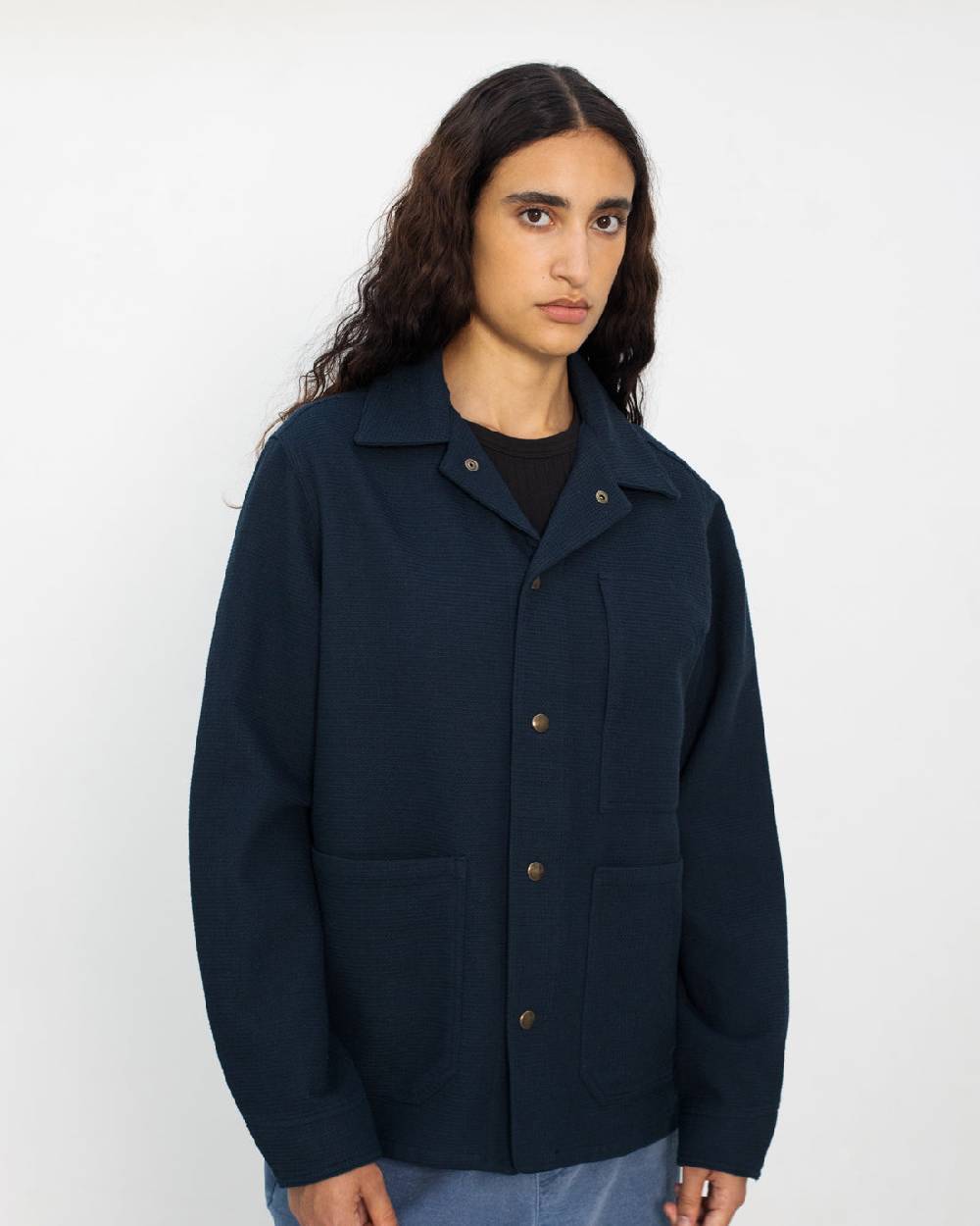 Rotholz Leichte Jacke Waffle Cotton - Blau Riesige Rabatte