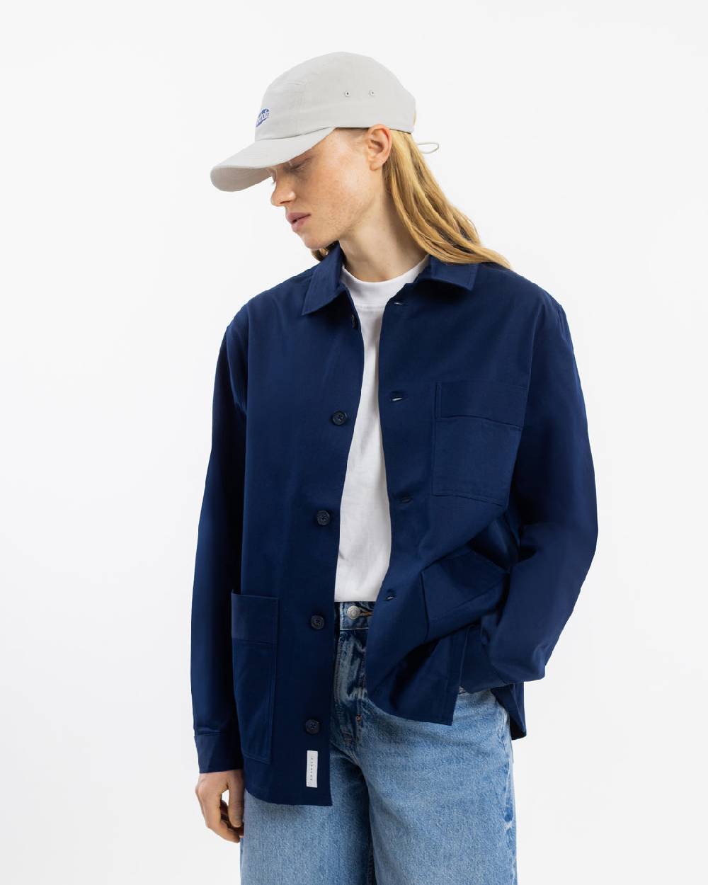 Rotholz Workwear Jacke Bio Twill - Blau zollfrei