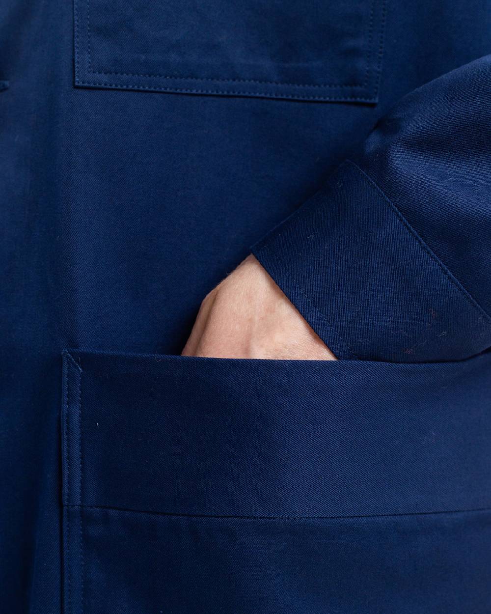 Rotholz Workwear Jacke Bio Twill - Blau zollfrei