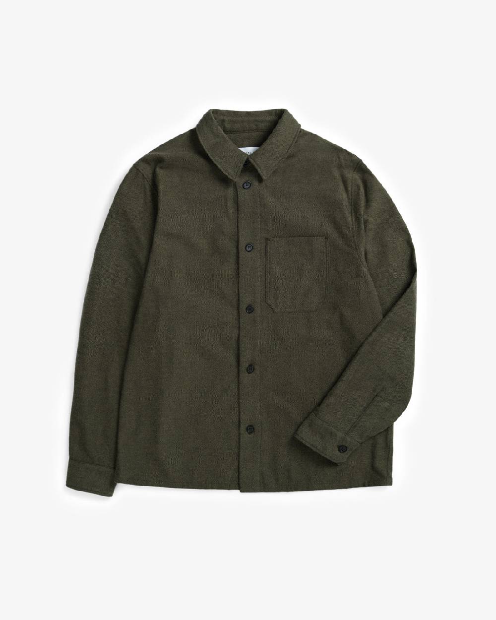Rotholz Flannel Hemd Bio Baumwolle - Grün Blitzverkäufe