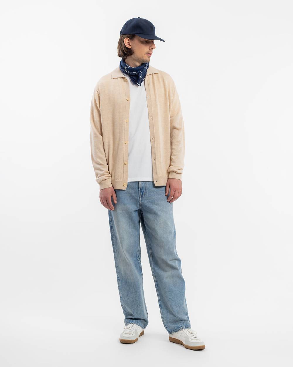 Rotholz Strick Shirt Merinowolle - Sand Kostenloser Versand