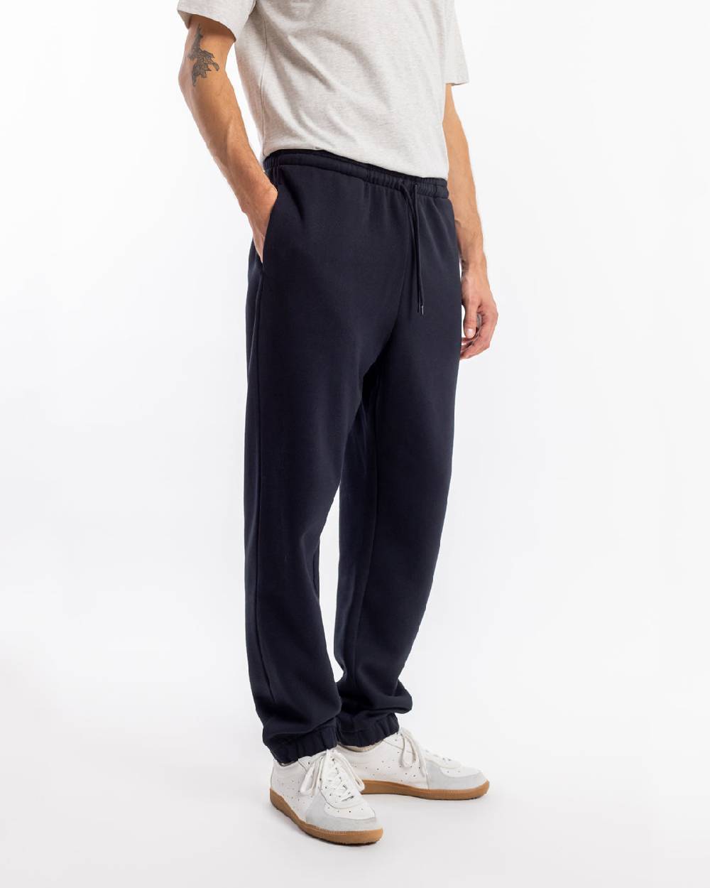 Rotholz Logo Sweatpants Bio Baumwolle - Schwarz Lagerräumung