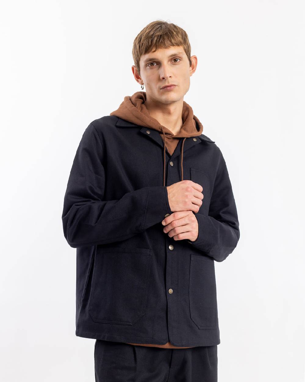 Rotholz Leichte Jacke Bio Baumwolle - Schwarz Outlet