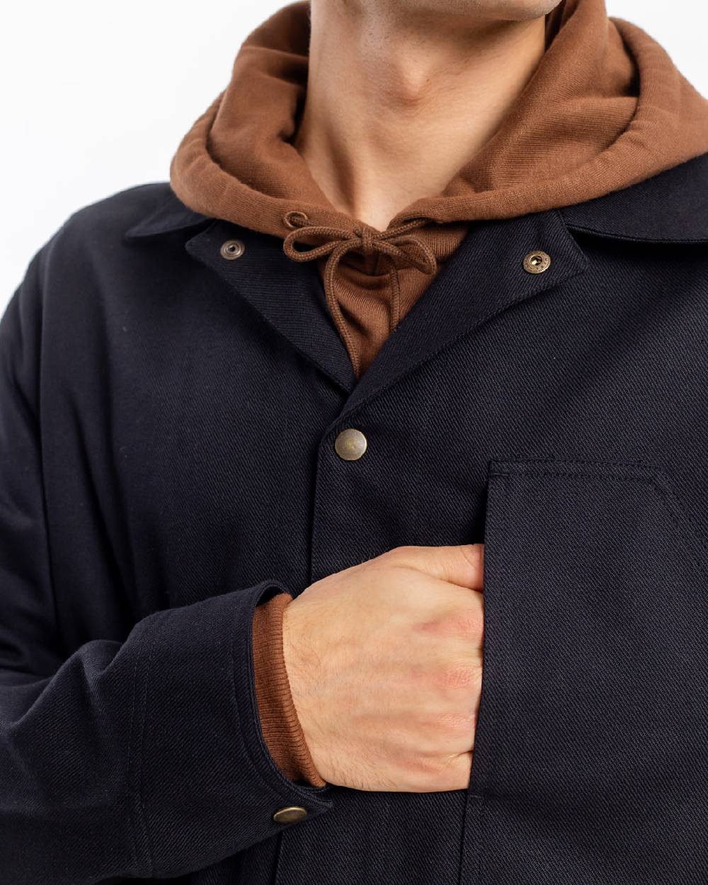 Rotholz Leichte Jacke Bio Baumwolle - Schwarz Outlet