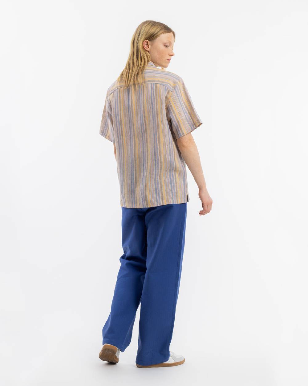 Rotholz Bowling Shirt Leinen Mix - Gestreift Neueste Stile
