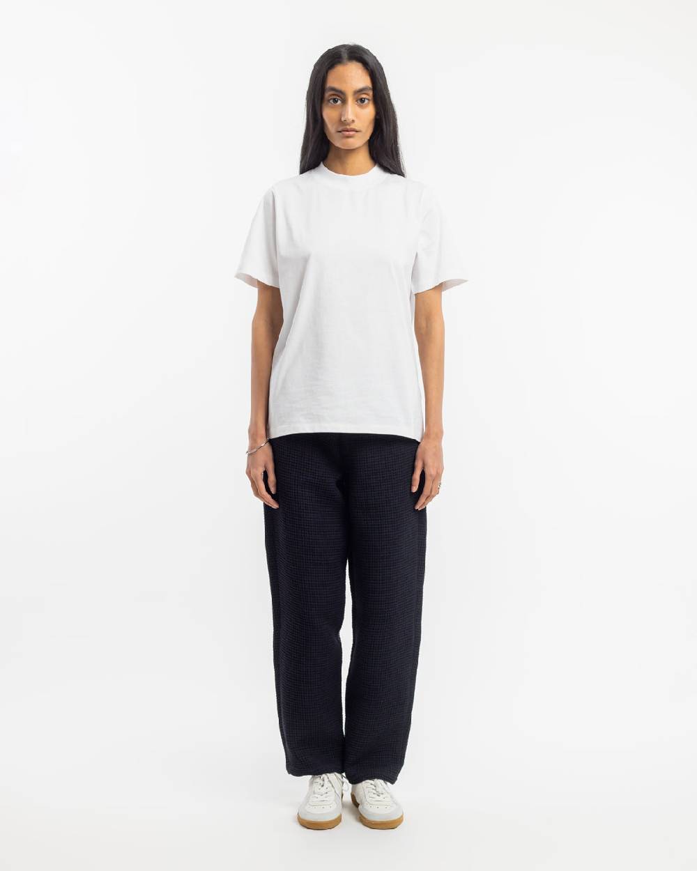 Rotholz Weite Hose Waffle Cotton - Schwarz Nur für heute