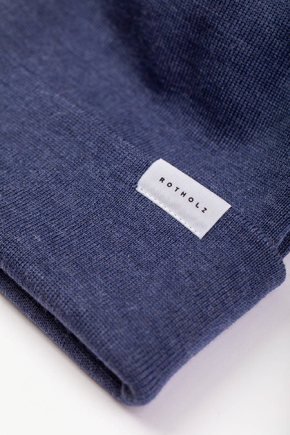 Rotholz Kurze Mütze Merino Fein - Blau Hotsell