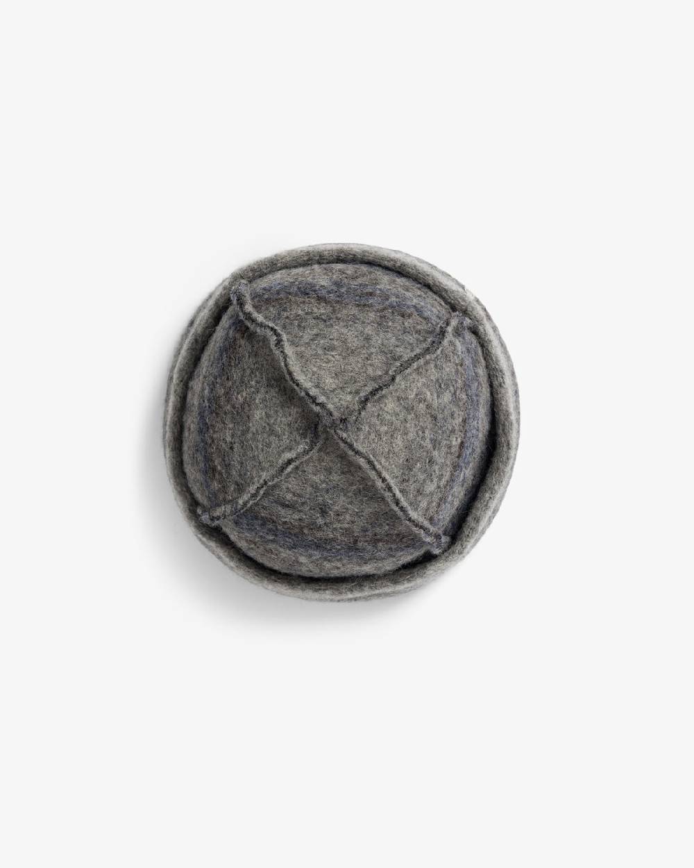 Rotholz Toque Bio Wollmischung - Grau Gestreift Fabrik Onlineshop