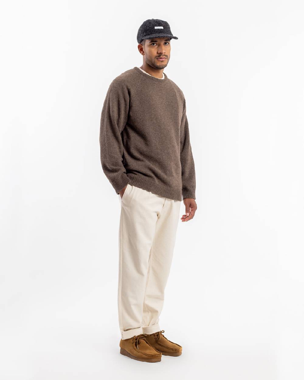 Rotholz Strickpullover Wollmischung - Braun Weihnachtsangebot