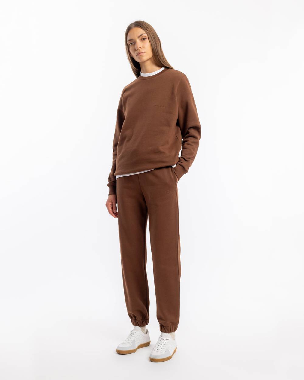 Rotholz Logo Sweatpants Bio Baumwolle - Braun Outlet
