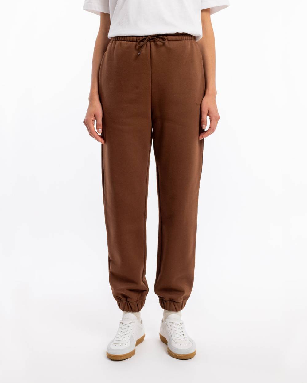 Rotholz Logo Sweatpants Bio Baumwolle - Braun Outlet