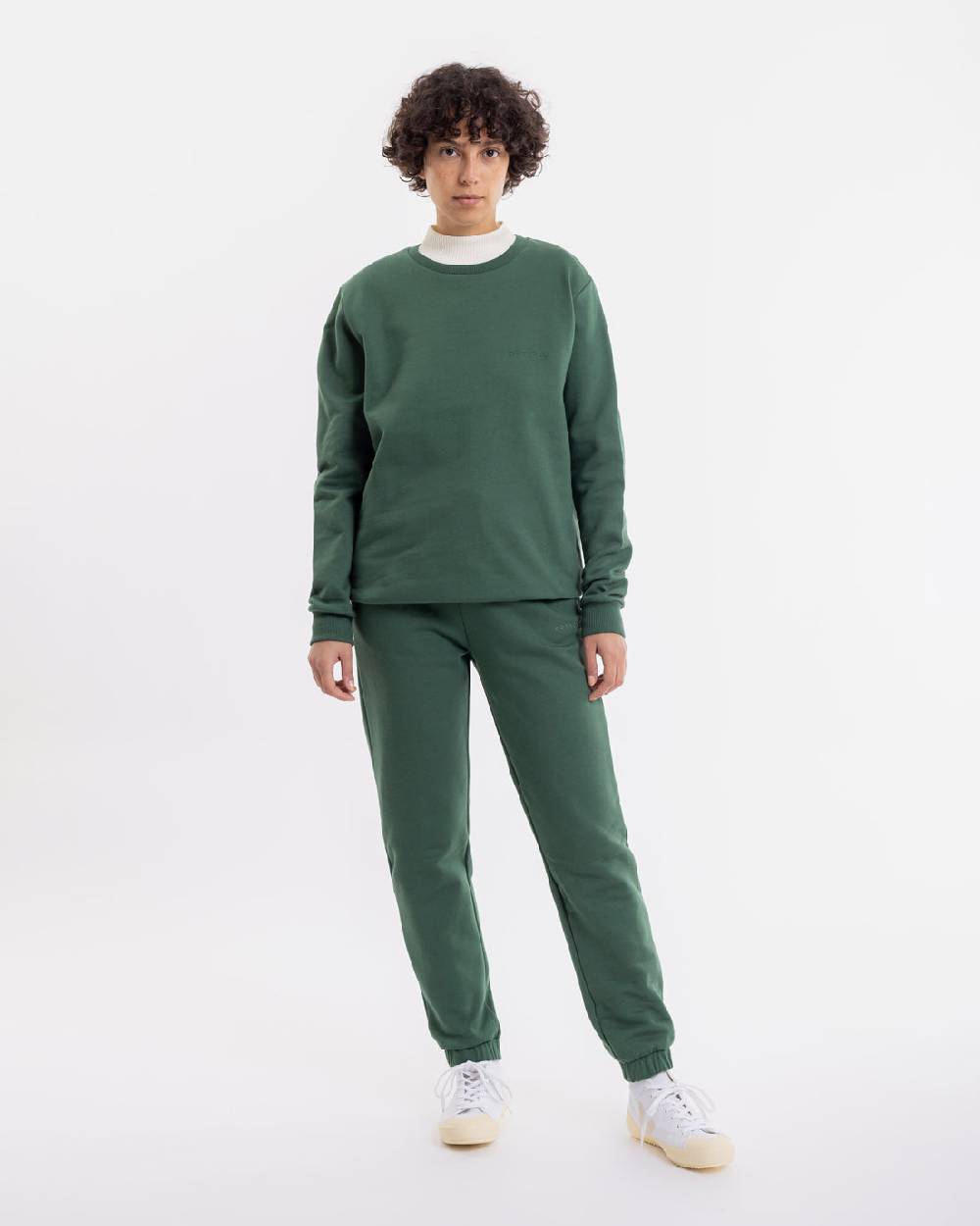 Rotholz Logo Sweatpants aus Bio-Baumwolle Grün Verkauf