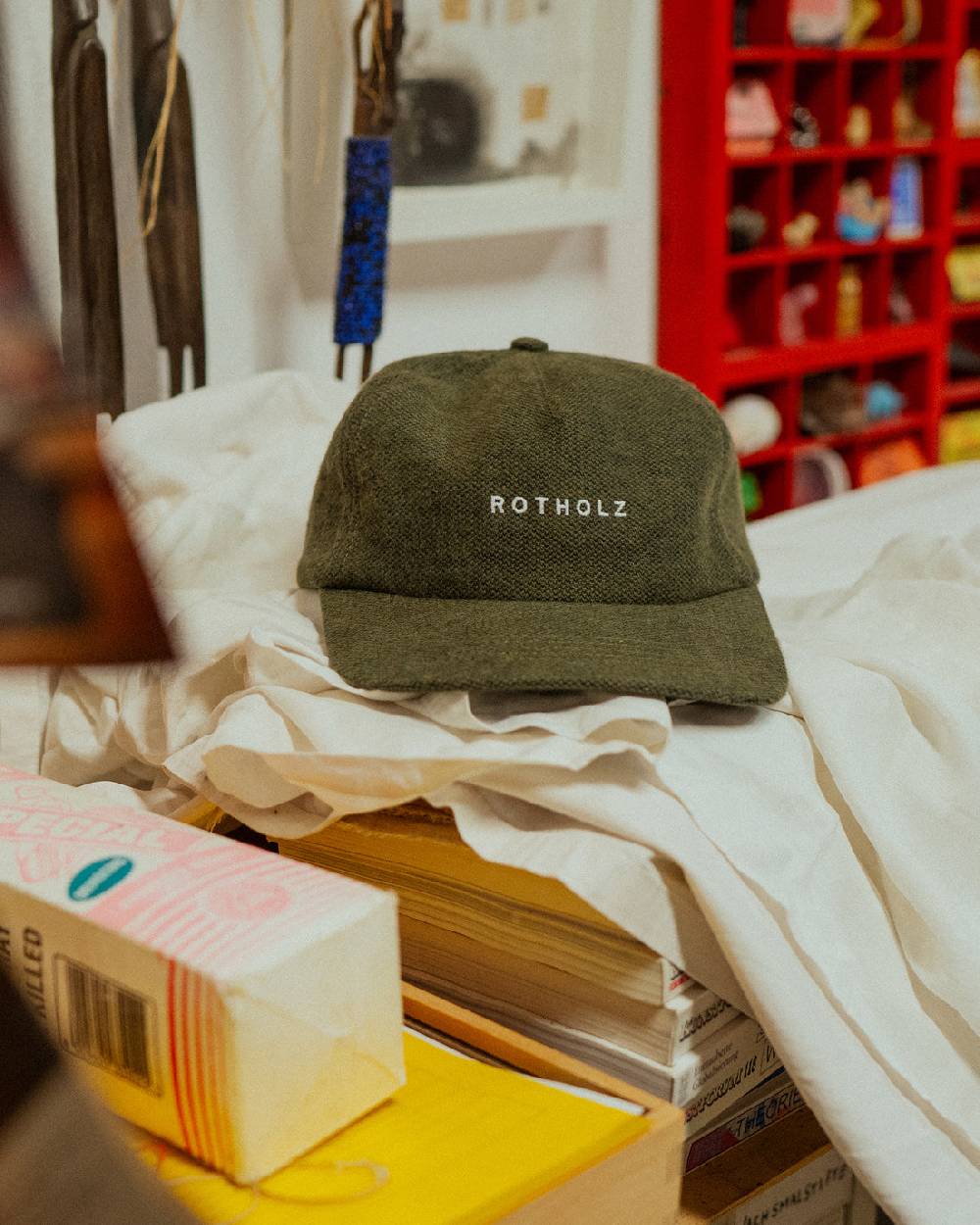 Rotholz Flannel Floppy Cap Bio Baumwolle - Grün Blitzverkäufe