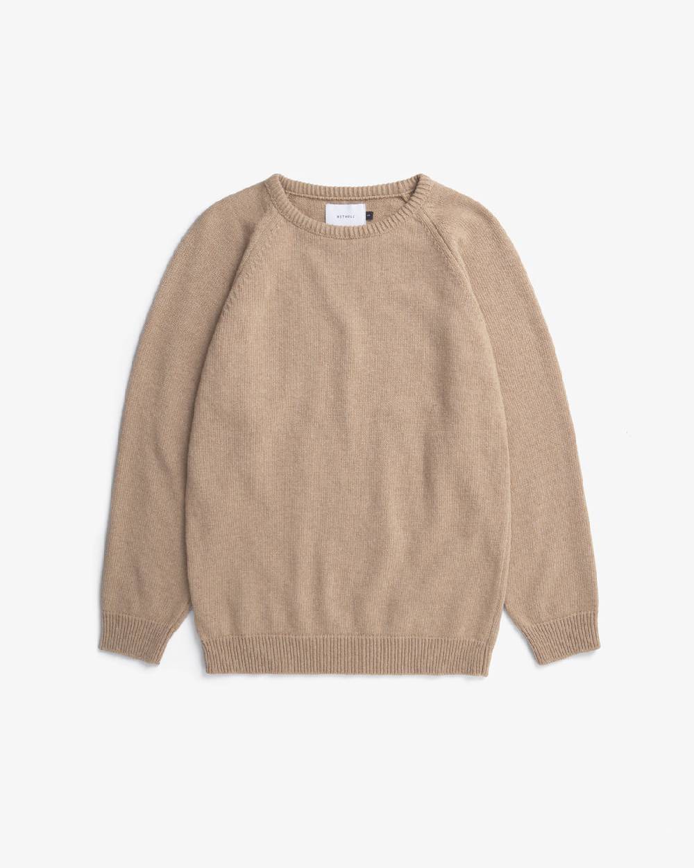 Rotholz Strickpullover Wollmischung - Beige Vierteljährliche Förderung