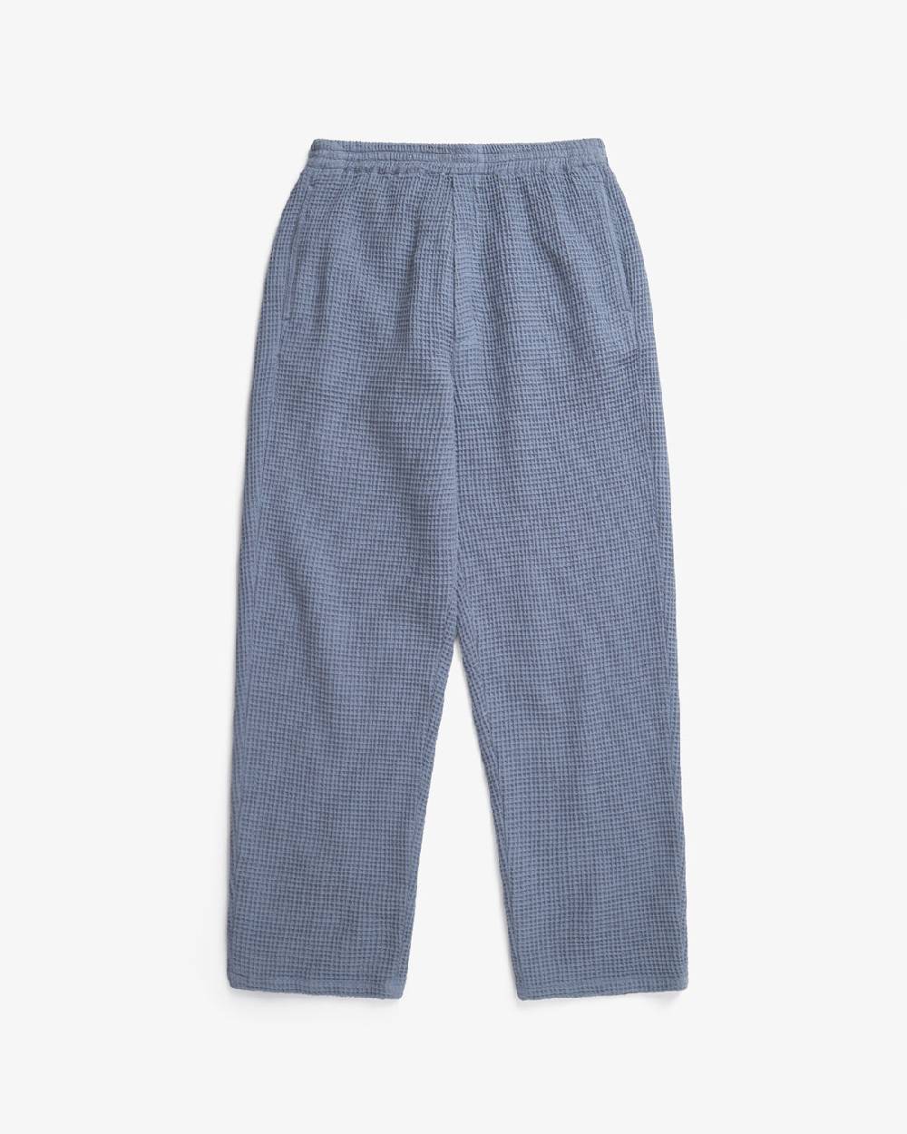Rotholz Weite Hose Waffle Cotton - Hellblau Bis zu 55% Rabatt