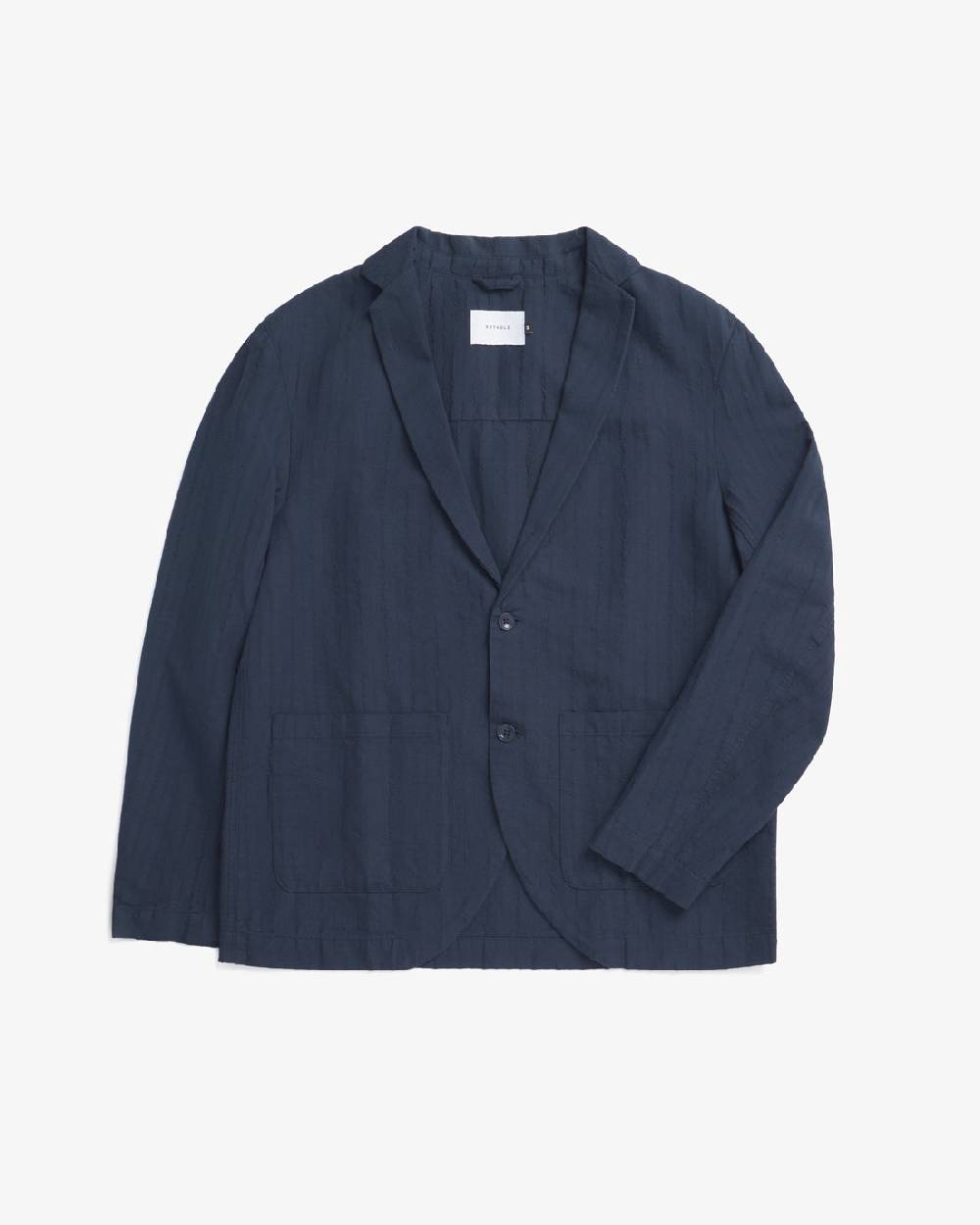 Rotholz Workwear Blazer Leinen Mix - Dunkelblau Nur noch ein Tag übrig
