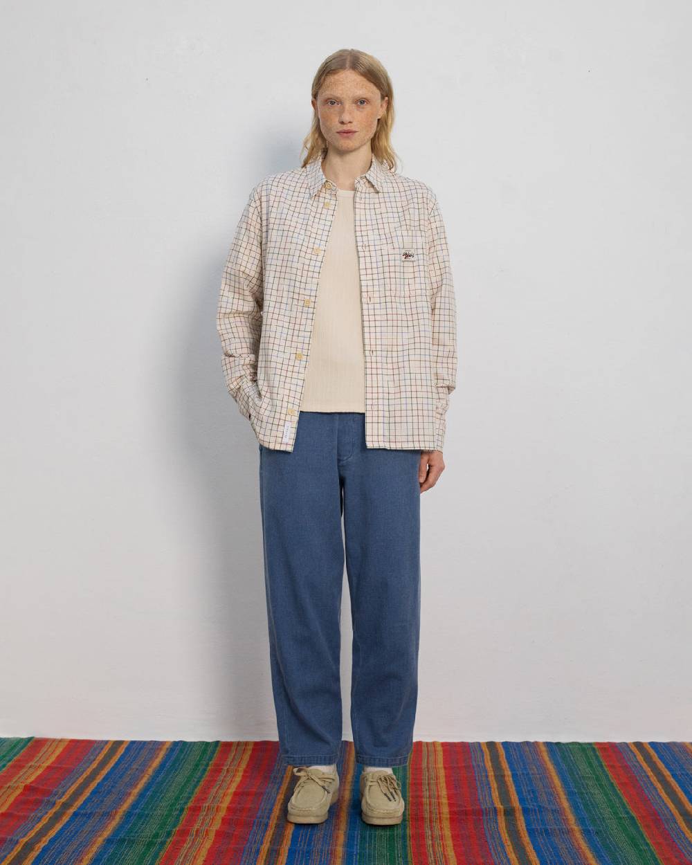 Rotholz Denim Hose Recycelte Baumwolle - Blau Auslauf