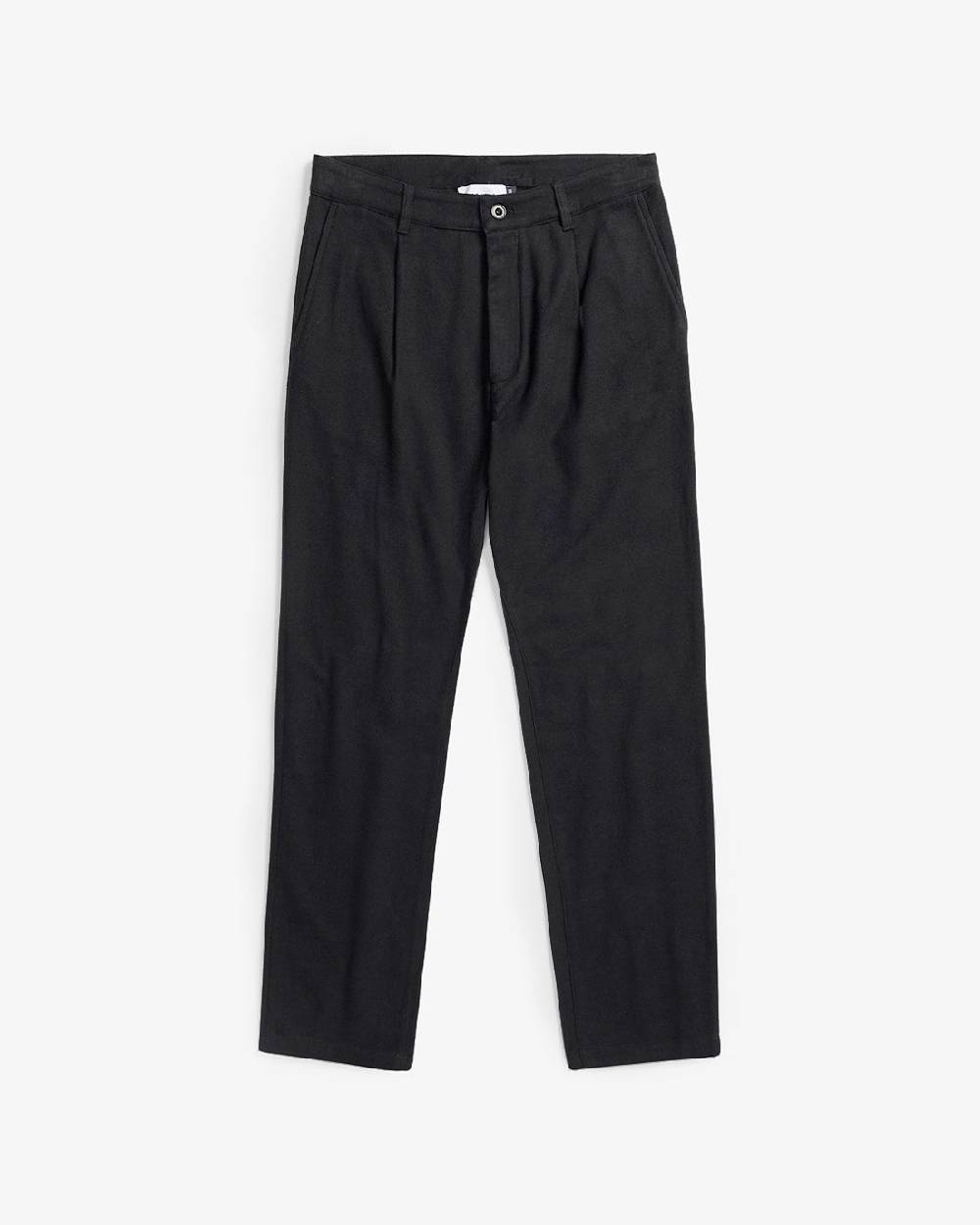Rotholz Everyday Flanell Hose Bio Baumwolle - Schwarz Blitzverkäufe