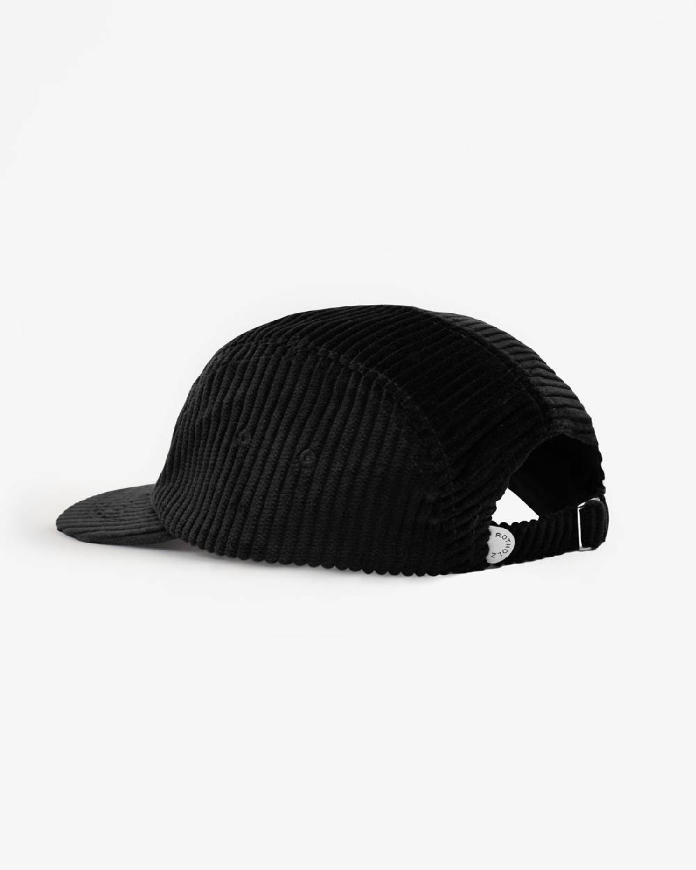 Rotholz Cord 5-Panel Bio Baumwolle - Schwarz Black Friday