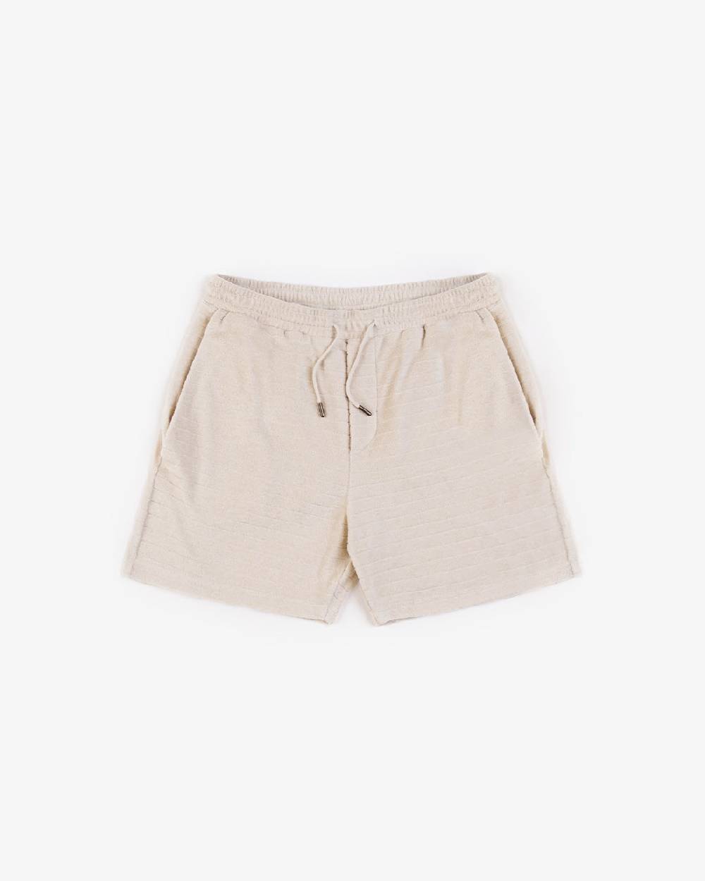 Rotholz Frottee Shorts aus Bio-Baumwolle Creme Bestseller