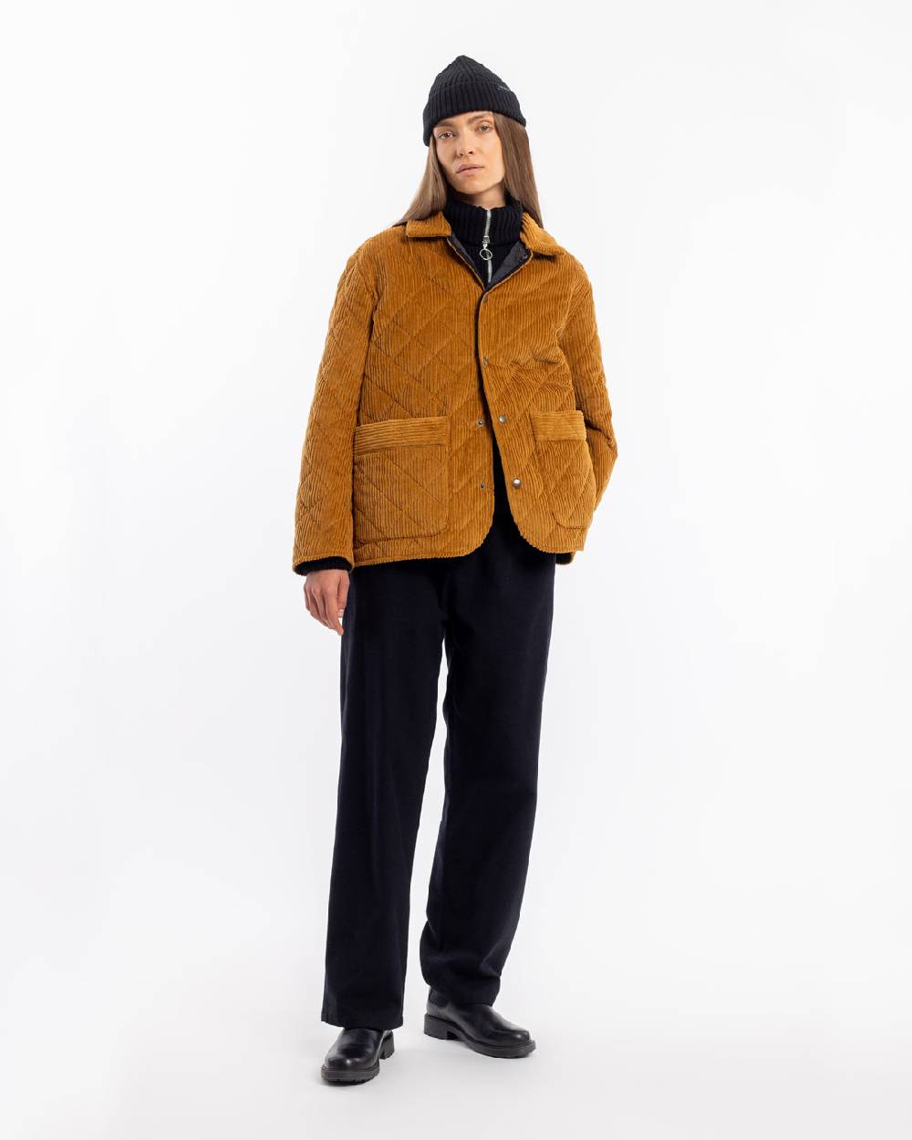 Rotholz Gesteppte Cord Jacke - Toffee Discount Store für neue Produkte