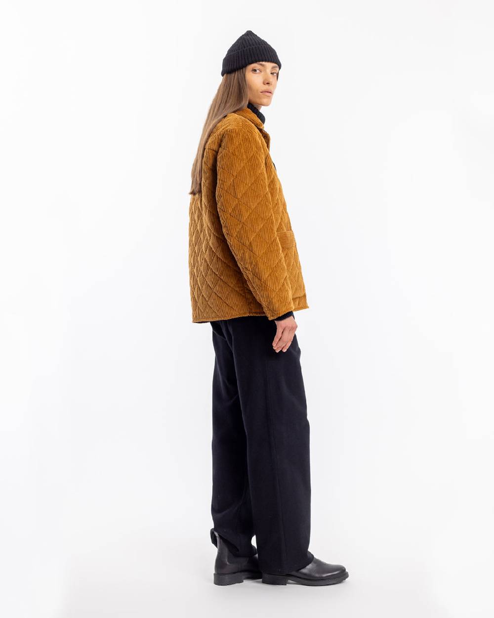 Rotholz Gesteppte Cord Jacke - Toffee Discount Store für neue Produkte