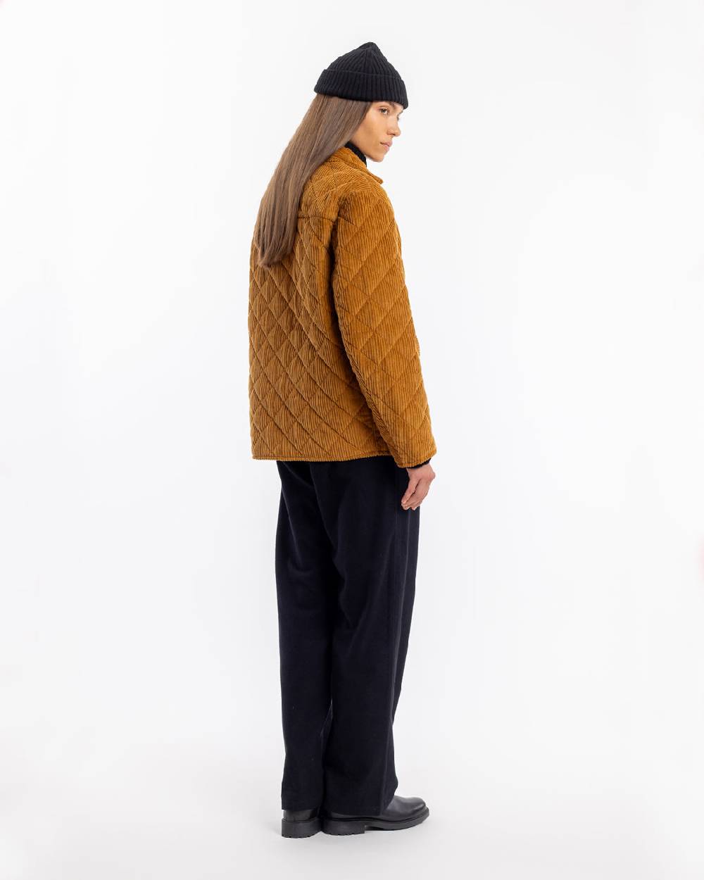 Rotholz Gesteppte Cord Jacke - Toffee Discount Store für neue Produkte