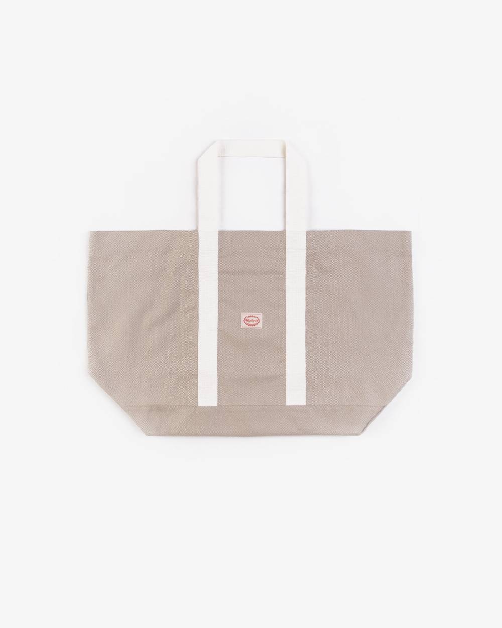 Rotholz Weekend Tote Bag aus Bio Canvas Beige Im Verkauf