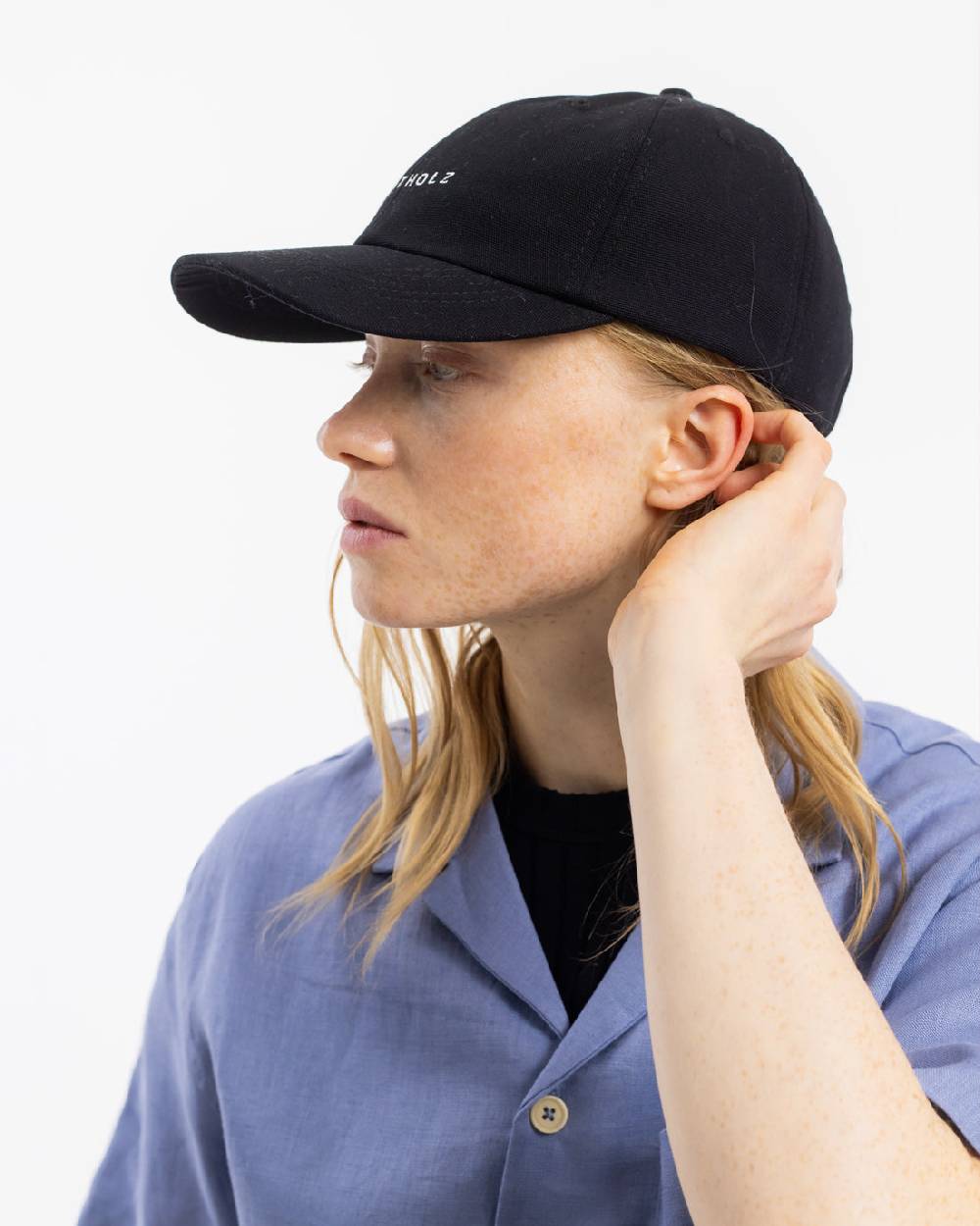 Rotholz Bowling Shirt Leinen Mix - Hellblau Online