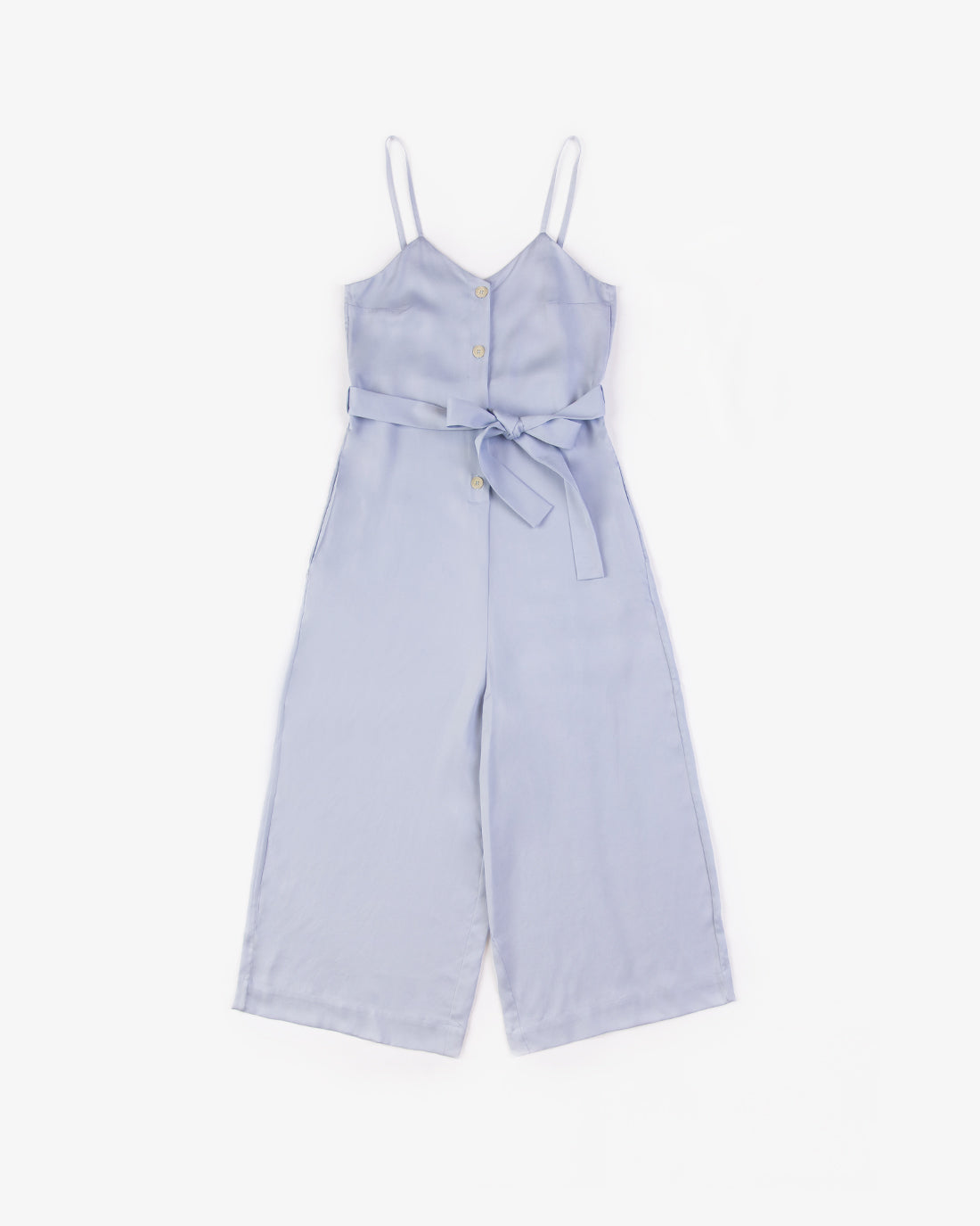 Rotholz Jumpsuit aus Lyocell Hellblau Neueste Mode