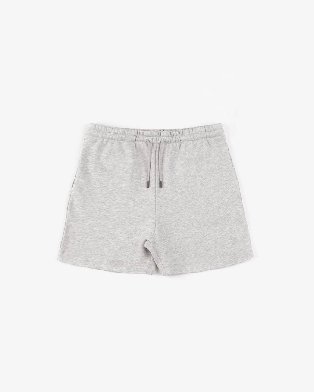 Rotholz Logo Sweatshorts aus Bio-Baumwolle Grau Super Sparpreis