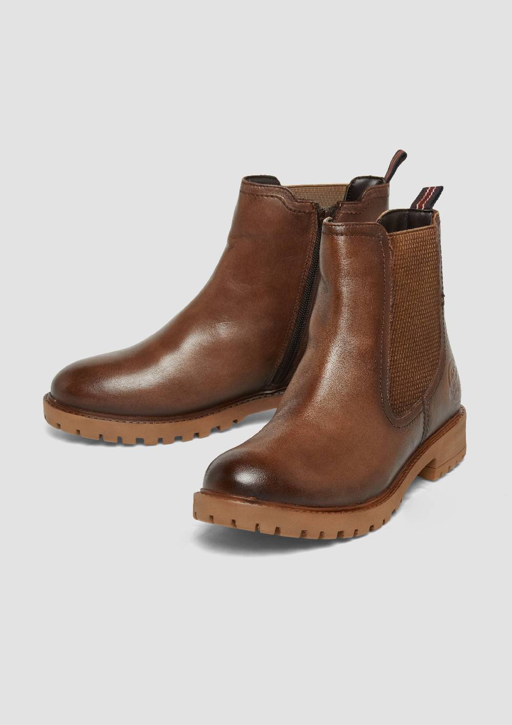 S.Oliver Chelsea Boots aus Schafsleder Preisnachlass