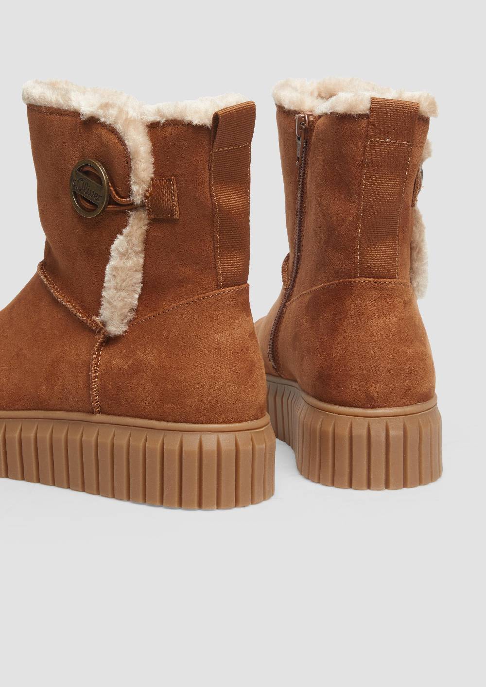 S.Oliver Gefütterte Boots mit Plateausohle Saisonschlussverkauf